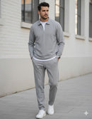 Soft Long Sleeve Mens Pajama Set PS701 - TUZZUT Qatar Online Shopping