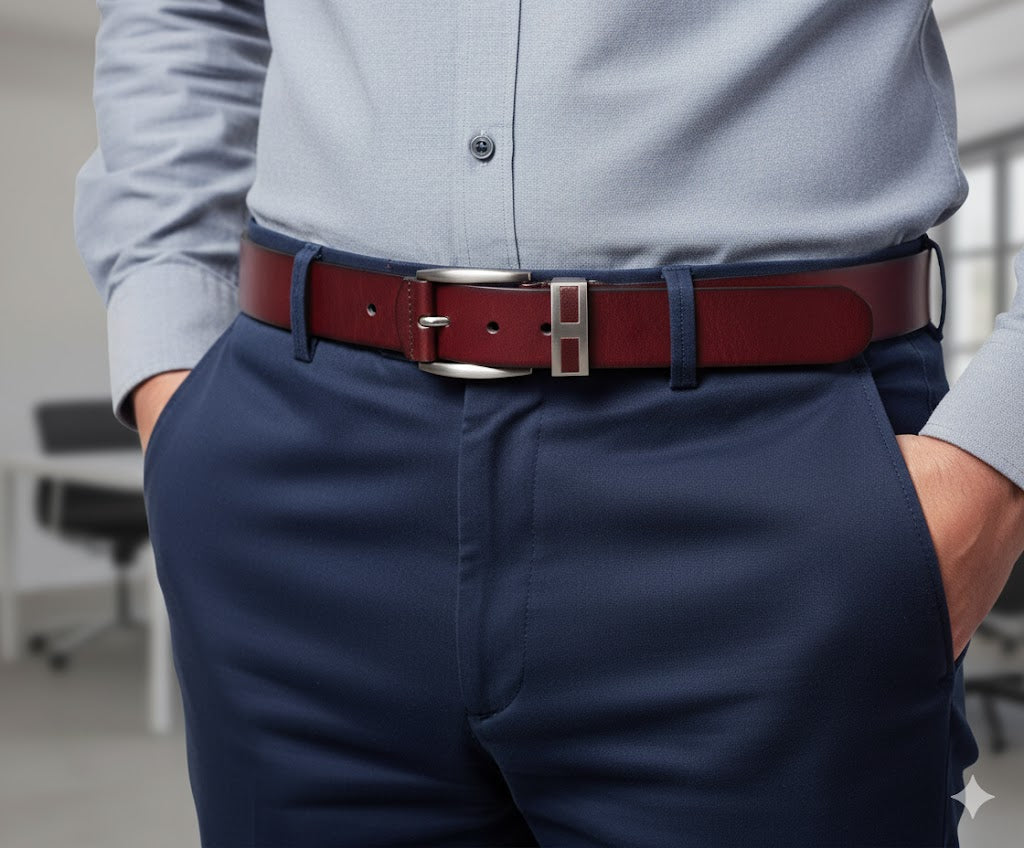 Men Solid Leather Belt LB89 Men Solid Leather Belt LB89