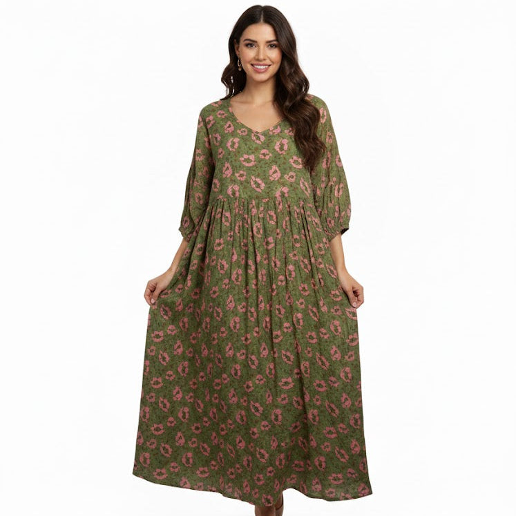 Women's Meadow Bloom Maxi Dress from Flora Atelier  B0278365 - TUZZUT Qatar Online Shopping