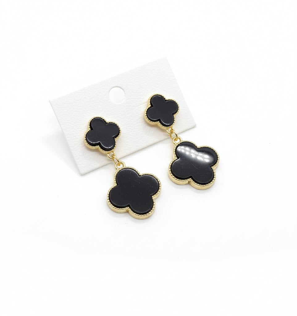 Black Dangle Earrings ER101 Black Dangle Earrings ER101