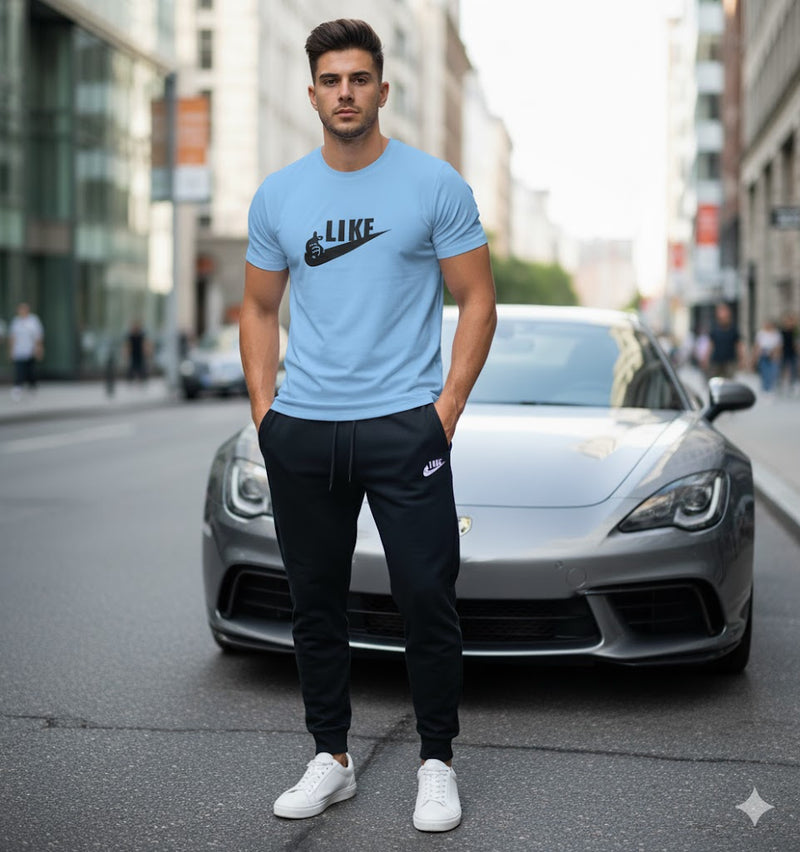 Fashion Men's Tracksuit 2 piece set Size M (S4675709 59) - TUZZUT Qatar Online Shopping