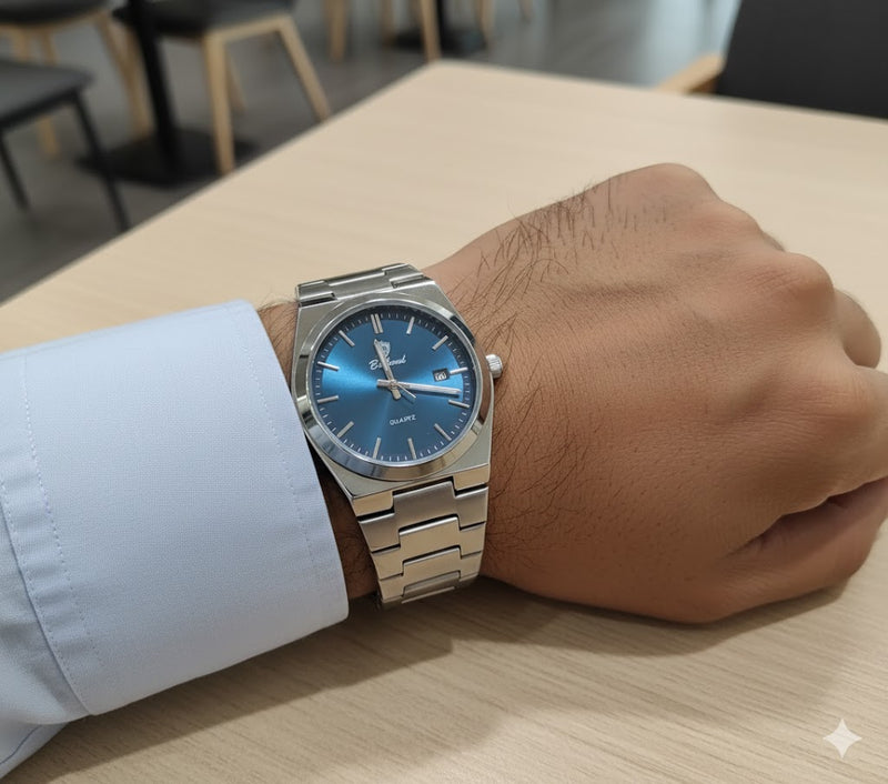 Business Fashion Man's Quartz Wrist Watch B12 - TUZZUT Qatar Online Shopping