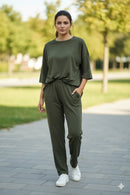 Tshirt Pant Co-ords Set 160072 - TUZZUT Qatar Online Shopping