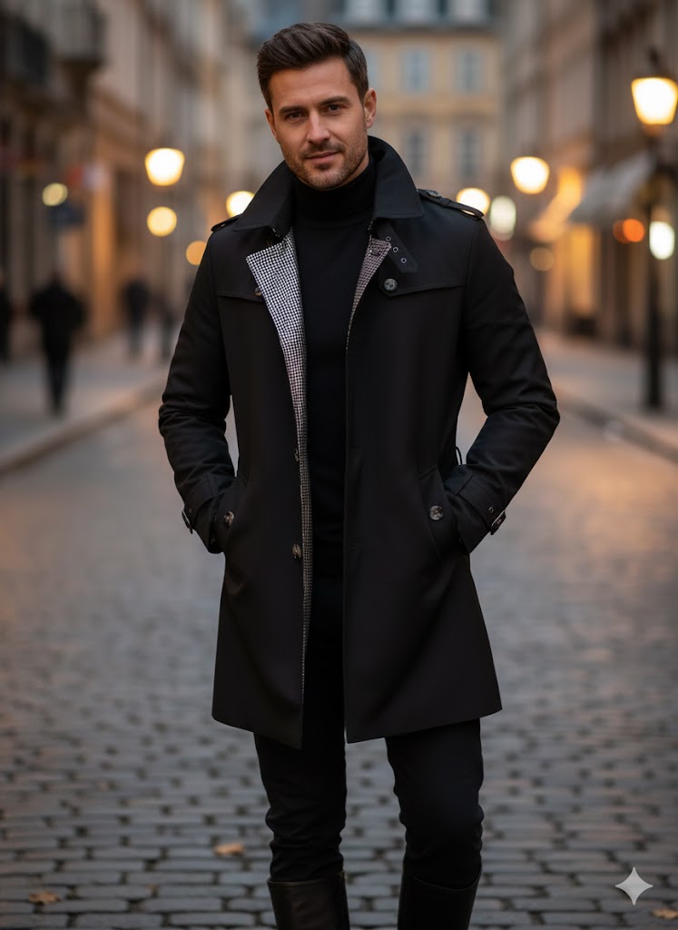 Men's Casual Coat Windbreaker Jacket S4724390 - TUZZUT Qatar Online Shopping