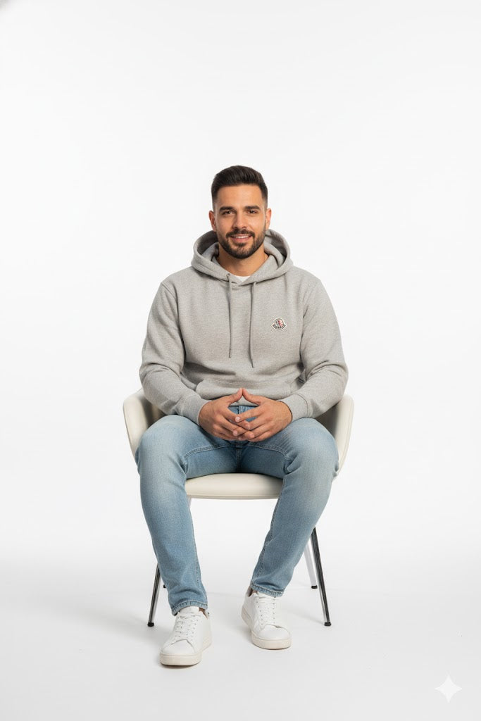 Logo Patch Cotton Hoodie M76 Logo Patch Cotton Hoodie M76