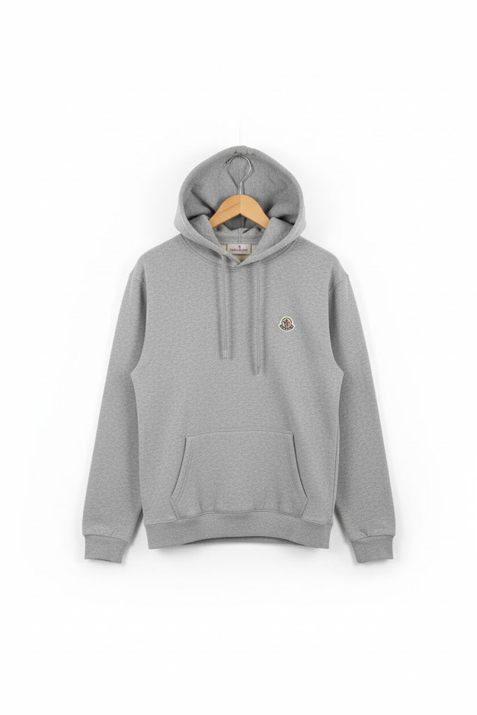 Logo Patch Cotton Hoodie M76 - TUZZUT Qatar Online Shopping