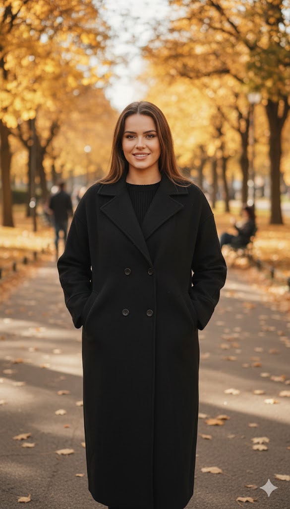 Long Winter Overcoat 172878 - TUZZUT Qatar Online Shopping