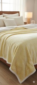 Soft Knitted Fleece Blanket 180*200 cm B-5109 - TUZZUT Qatar Online Shopping