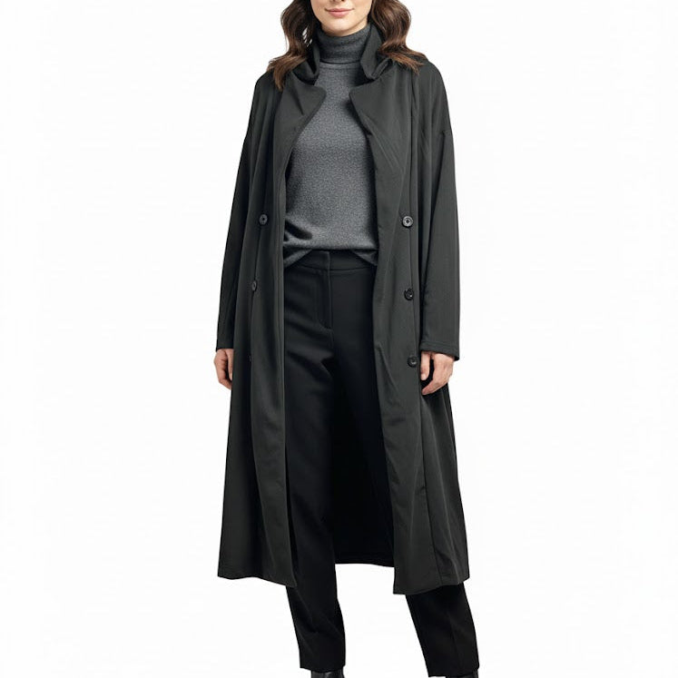 Women's Long Winter Overcoat B366711 - TUZZUT Qatar Online Shopping