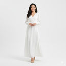 Women's Fashion White New Model Party Dress A4769031 - TUZZUT Qatar Online Shopping