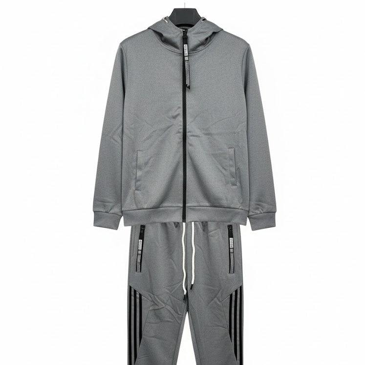 Mens Sports Casual Suit Men's 2piece Set Pants S6715045 - TUZZUT Qatar Online Shopping