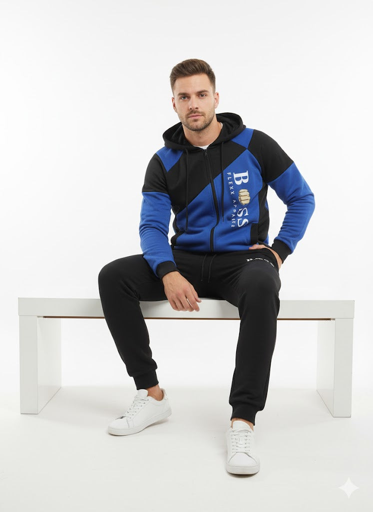 Flexx Apparel Men's Hooded Tracksuit 136777 Flexx Apparel Men's Hooded Tracksuit 136777