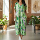 Women's Long New Trending Dress M 120478 - TUZZUT Qatar Online Shopping