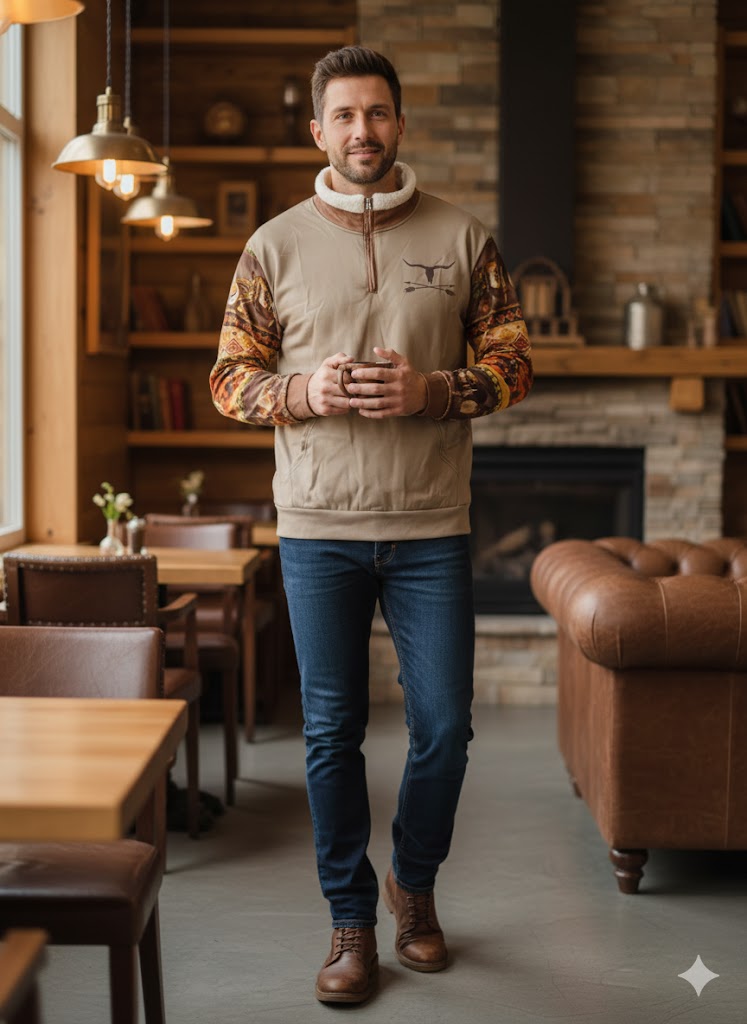 Cowboy Sweatshirt for Men SW0925 Cowboy Sweatshirt for Men SW0925