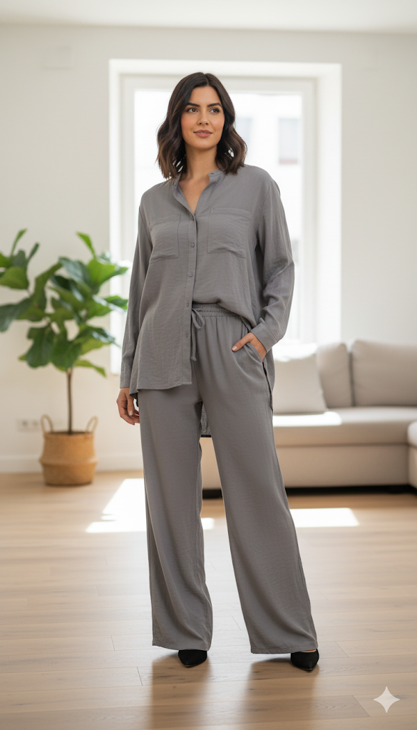 Linon Long Sleeve Pyjamas Set PS774