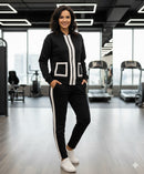 Zip-up Sweatshirt and Wide Leg Trouser WAA0241 - TUZZUT Qatar Online Shopping