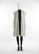 Sleeveless Cardigan Creamy White 110795 - TUZZUT Qatar Online Shopping