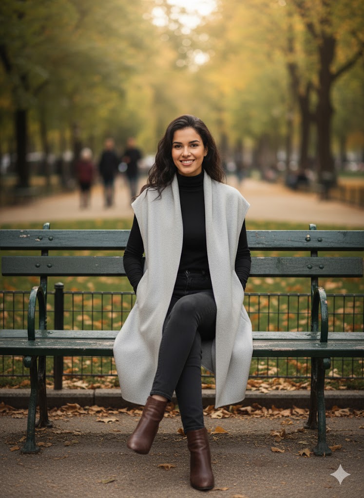 Sleeveless Cardigan Creamy White 110795 - TUZZUT Qatar Online Shopping