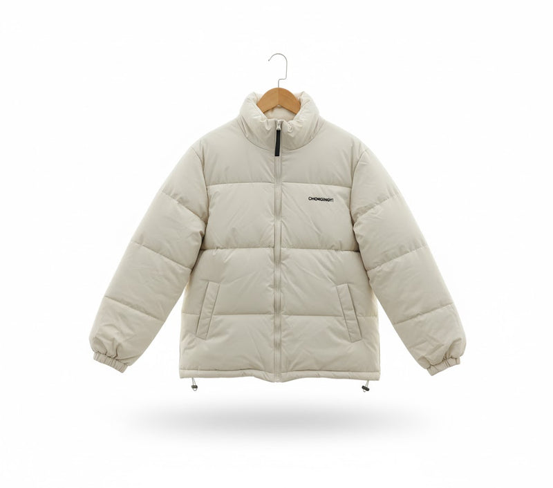 Men's Thick Pocket Zipper Long Sleeved Winter Jacket S5078491 - TUZZUT Qatar Online Shopping