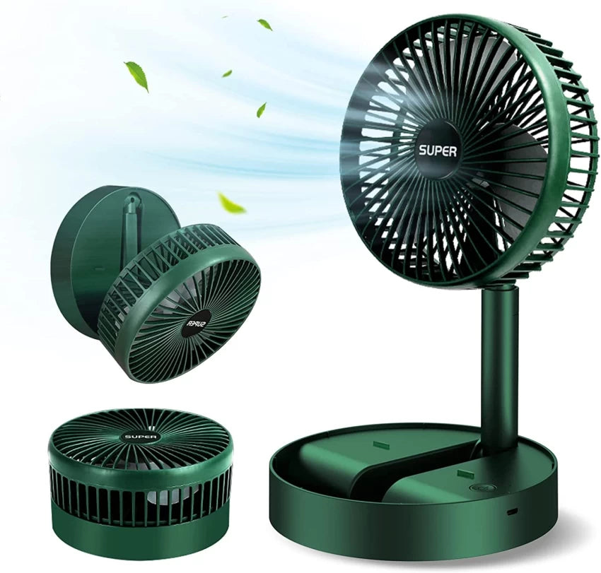 USB Rechargeable Telescopic Folding Fan USB Rechargeable Telescopic Folding Fan