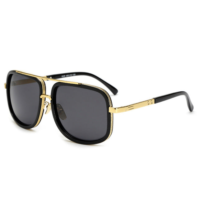 Wide Frame Retro Square Sunglasses S0076800 - TUZZUT Qatar Online Shopping