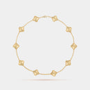 Yellow Gold Necklace 10 Motifs DN2060 - TUZZUT Qatar Online Shopping