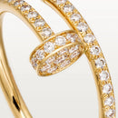 Juste un Clou Ring Yellow Gold Diamonds DN2131 - TUZZUT Qatar Online Shopping