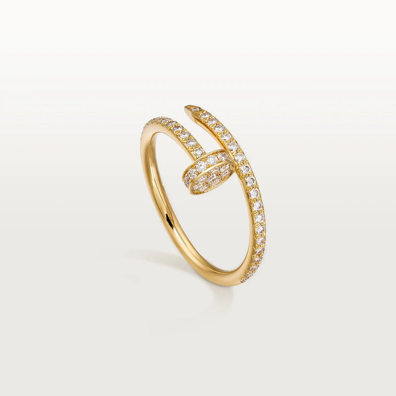 Juste un Clou Ring Yellow Gold Diamonds DN2131 - TUZZUT Qatar Online Shopping