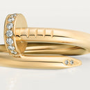 Juste un Clou Ring Classic Yellow Gold Diamonds DN2063 - TUZZUT Qatar Online Shopping
