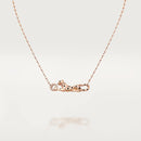 Panther Pendant Necklace Rose Gold Diamonds DN2129 - TUZZUT Qatar Online Shopping