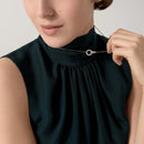 LOVE Pendant White Gold Diamonds Necklace DN2054 - TUZZUT Qatar Online Shopping