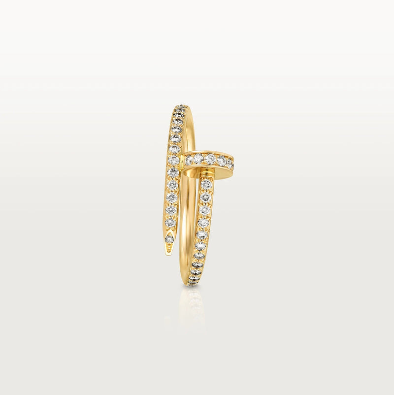 Juste un Clou Ring Yellow Gold Diamonds DN2131 - TUZZUT Qatar Online Shopping
