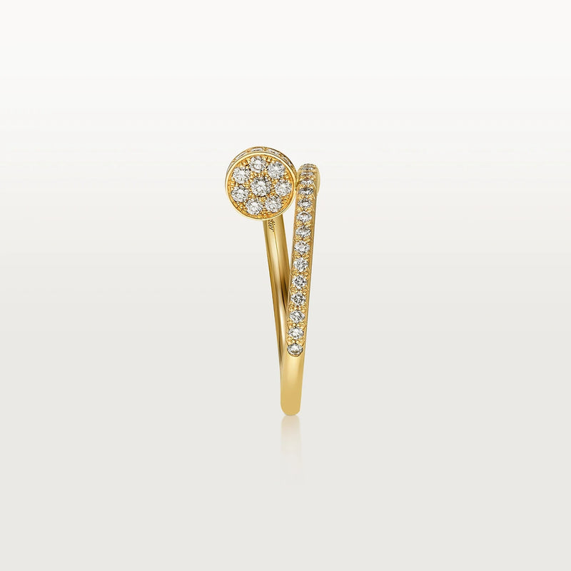 Juste un Clou Ring Yellow Gold Diamonds DN2131 - TUZZUT Qatar Online Shopping