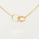 LOVE Necklace Yellow Gold DN2065 - TUZZUT Qatar Online Shopping