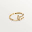 Juste un Clou Ring Yellow Gold Diamonds DN2131 - TUZZUT Qatar Online Shopping