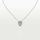 Panther Pendant Necklace White Gold Diamonds DN2053 - TUZZUT Qatar Online Shopping