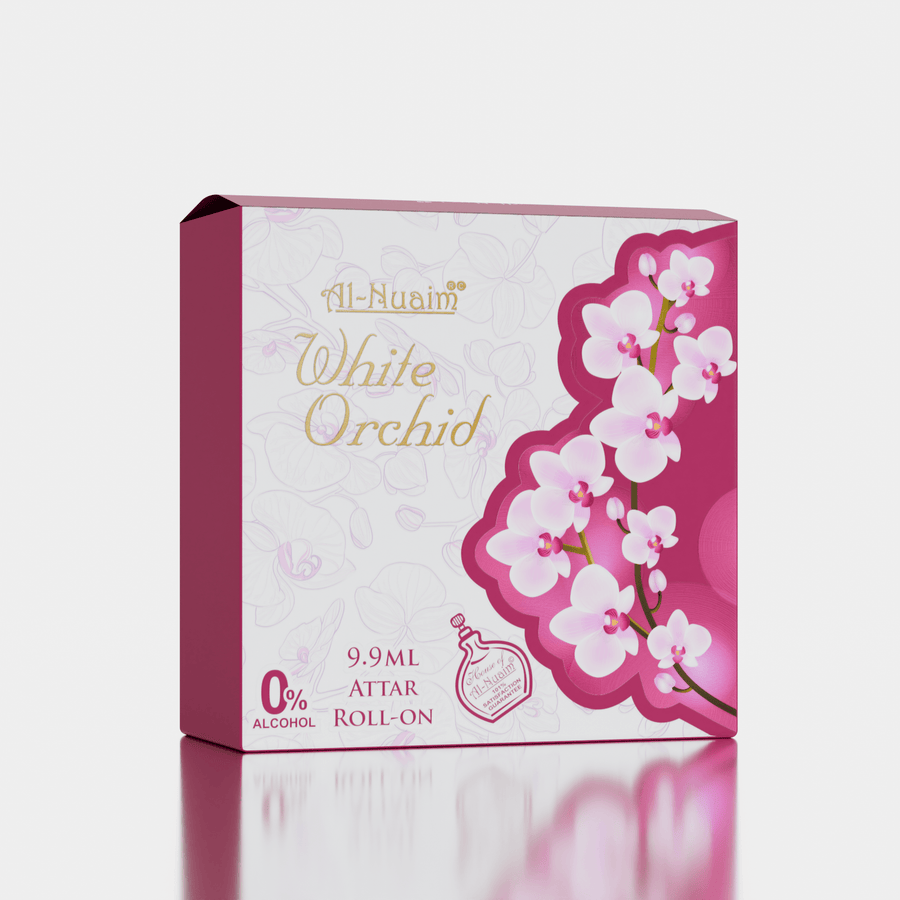 Al Nuaim White Orchid 9.9ML Attar Roll-On Perfume Al Nuaim White Orchid 9.9ML Attar Roll-On Perfume