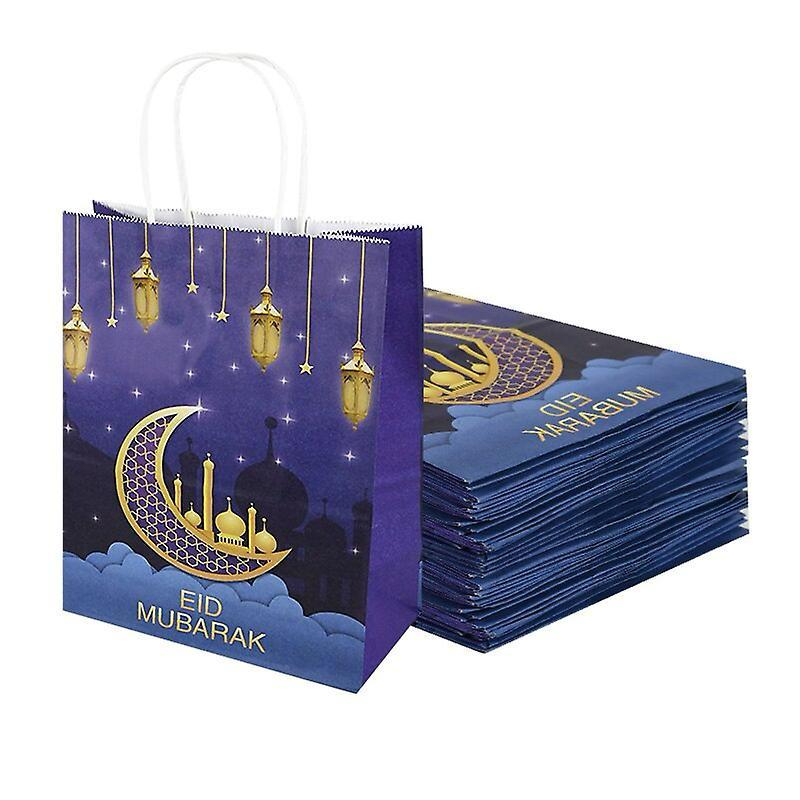10pcs eid mubarak gift bags ramadan kareem eid mubarak decoration 2024 candy packaging pouch - TUZZUT Qatar Online Shopping