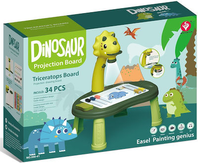 Sy Drawing Board Game Dinosaur Educational Kids Projector Desk Toys