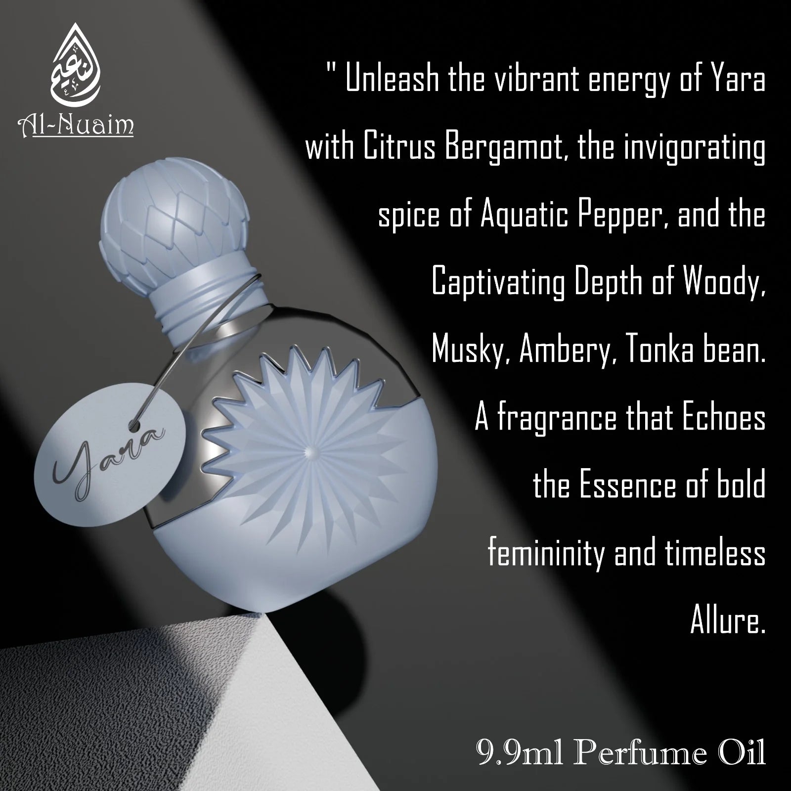 Al Nuaim Yara 9.9ml Attar Roll-On Perfumed Oil Al Nuaim Yara 9.9ml Attar Roll-On Perfumed Oil