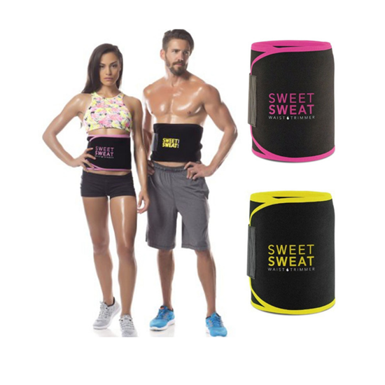 Slimming Waist Trainer Sweet Sweat Waist Trimmer Fitness Belt Adjustable - Tuzzut.com Qatar Online Shopping