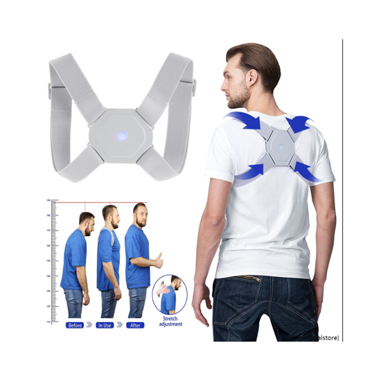 Smart Posture Corrector with Intelligent Sensor Vibration Reminder - Tuzzut.com Qatar Online Shopping