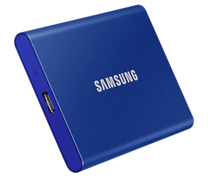 Samsung MU-PC500H/WW T7 Portable External Hard Drive SSD 500GB Flash Memory - Blue - Tuzzut.com Qatar Online Shopping