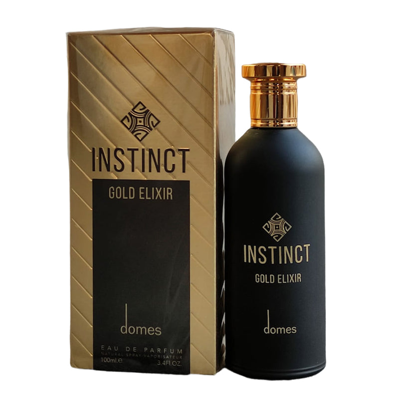 Instinct Gold Elixir 100ml Eau De parfum By Domes For Men and Women - TUZZUT Qatar Online Store