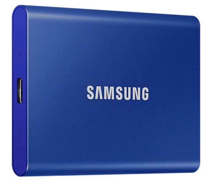 Samsung MU-PC500H/WW T7 Portable External Hard Drive SSD 500GB Flash Memory - Blue - Tuzzut.com Qatar Online Shopping
