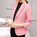 Women Fashion Casual Blazer Slim Fit Business Basic Jacket Lady Work Wear - Tuzzut.com Qatar Online Shopping