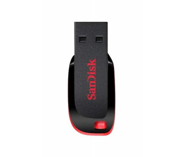 SanDisk SDCZ50-064G-B35 64GB Cruzer Blade USB 2.0 Flash Drive - Black & Red - TUZZUT Qatar Online Store