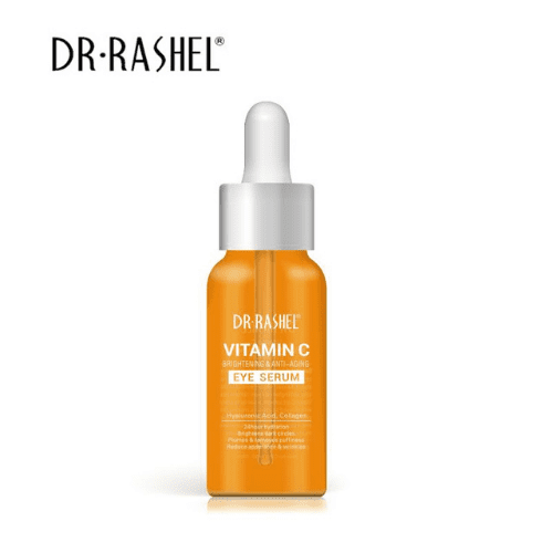 Dr Rashel Vitamin C Anti Aging Eye Serum Dark Circle Wrinkles Removal Brightening Eye Essence Serum 30ml DRL-1430 - Tuzzut.com Qatar Online Shopping