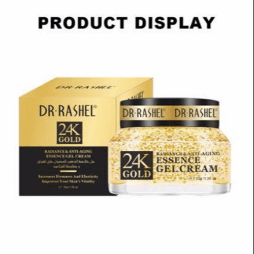 DR RASHEL 24K Gold Essence Gel Cream 50 g DRL-1481 - Tuzzut.com Qatar Online Shopping