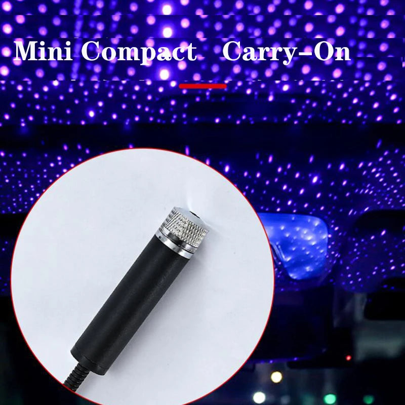 1 Pcs Mini LED Car Roof Star Night Lights Projector Decorative Light S4783256